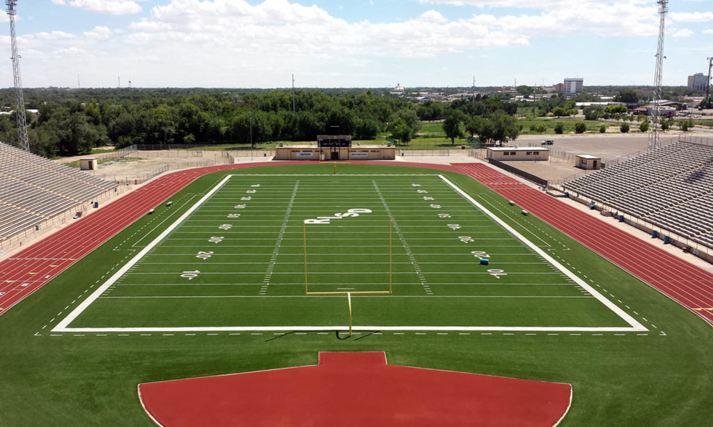 ROSWELL HIGH SCHOOL FOOTBALL FIELD COMES ALIVE WITH DANLEY GENESIS