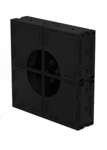 4 stacked BC215T subwoofers in configuration