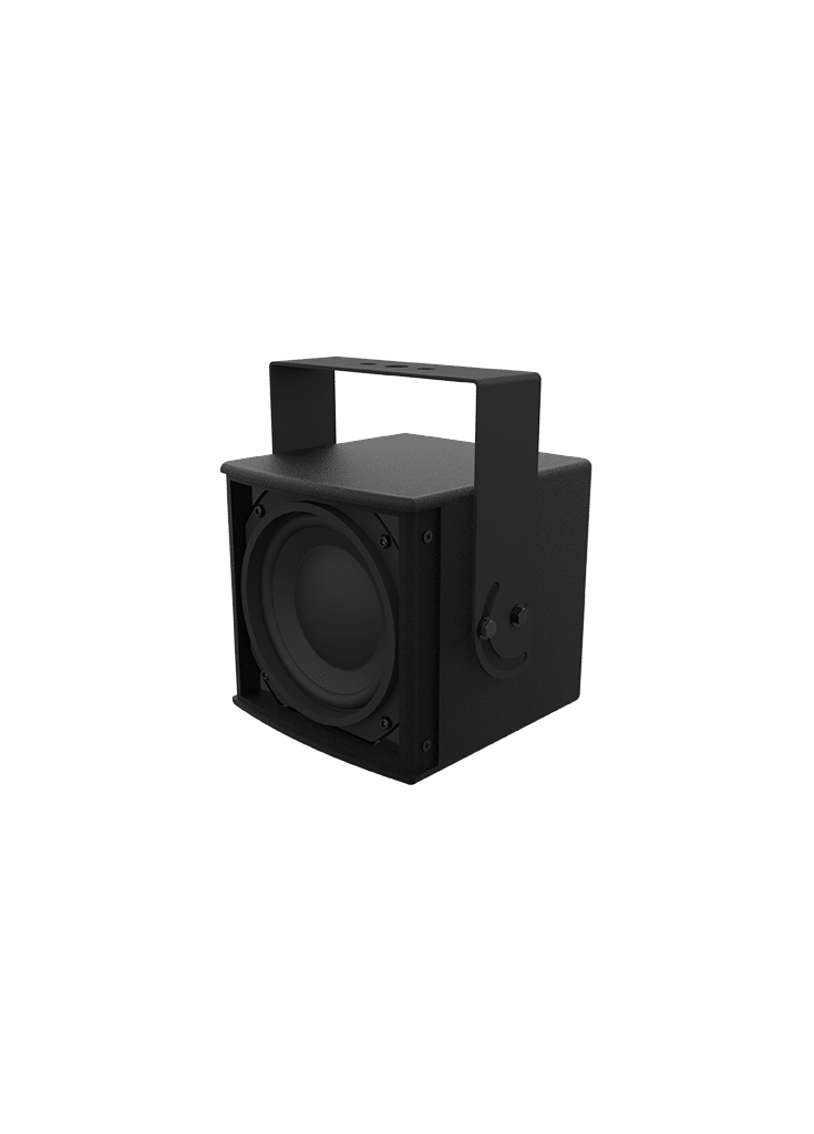 Cube loudspeaker no grill