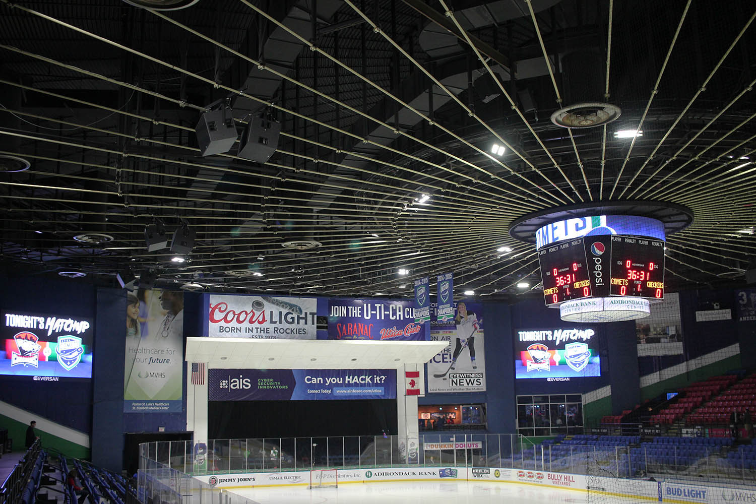 Utica_Speakers_Scoreboard_Rink