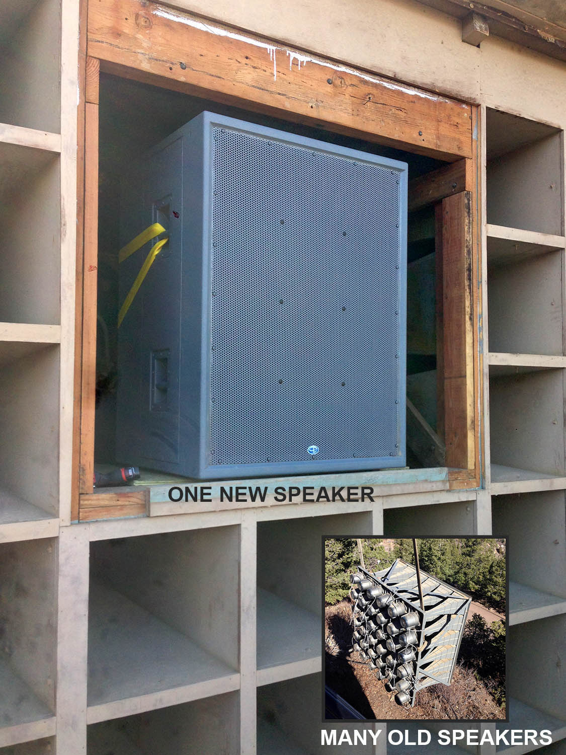 A SINGLE DANLEY AMPLIFIER AND A SINGLE DANLEY JERICHO HORN REPLACE (AND