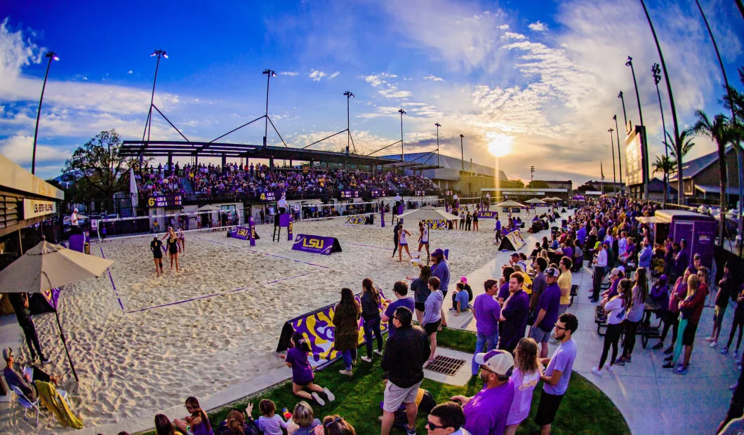 lsu beach volleyball stadium