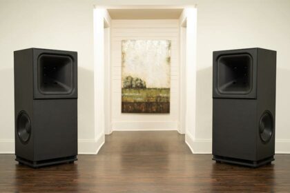 Danley HRE1 speakers in hallway