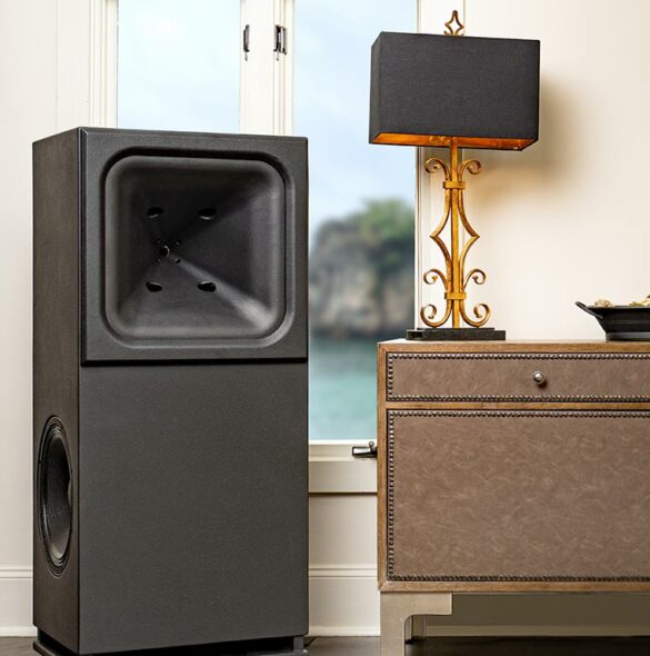 HRE1 home speaker in living room