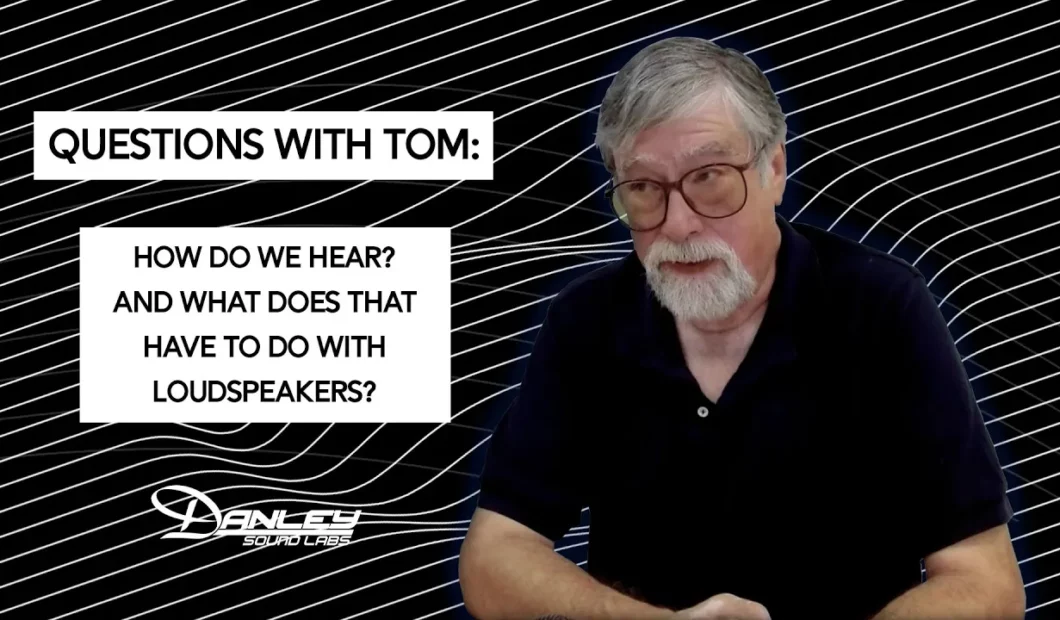 Questions with Tom: How do we hear? video title screen