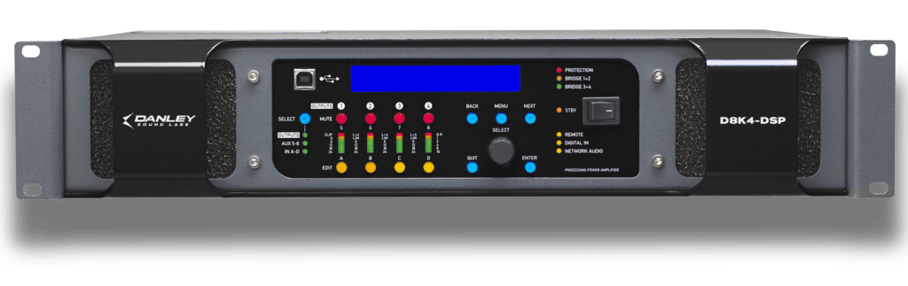 D8K4-DSP Professional Amplifier