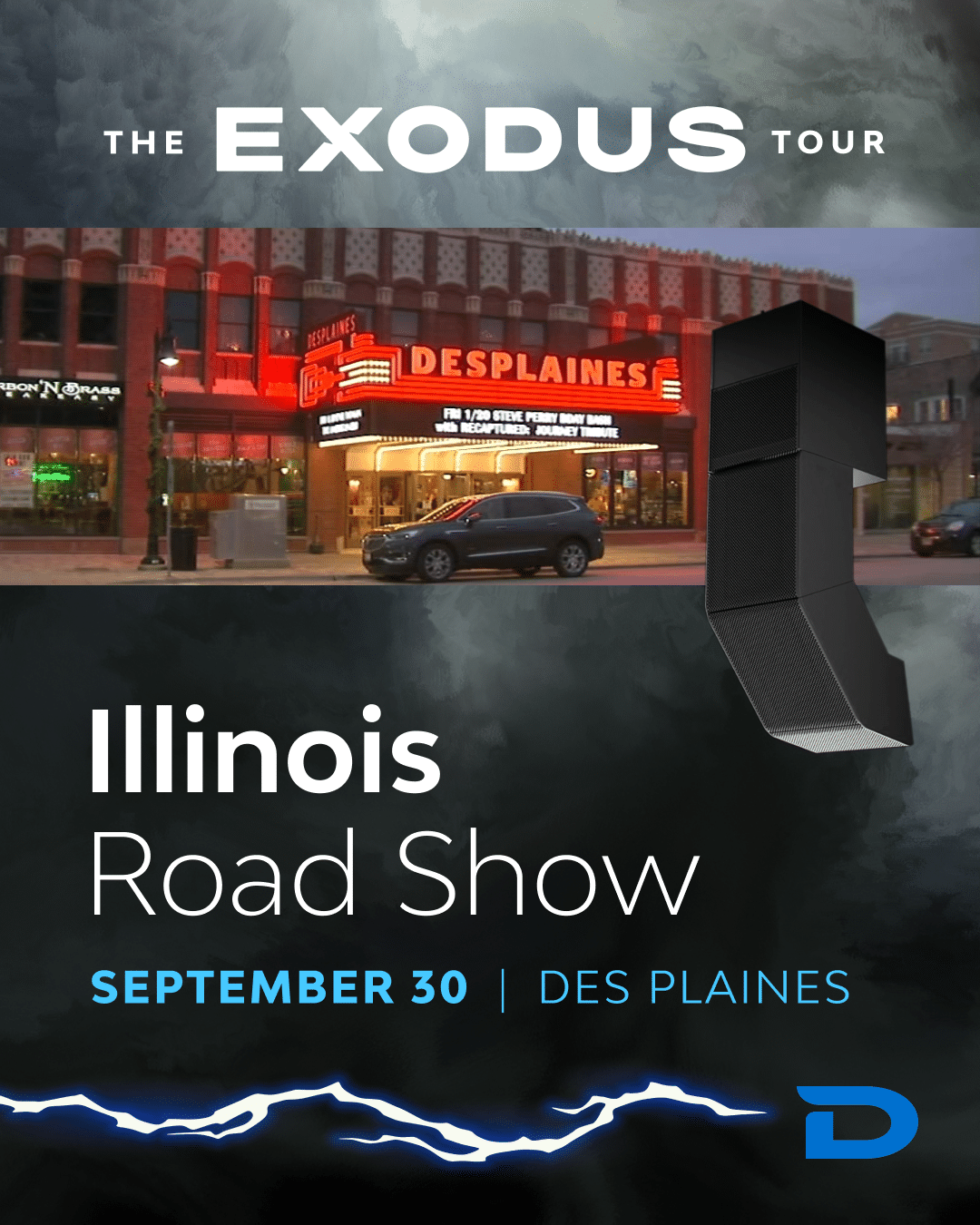 The Exodus Tour Minnesota Road Show Poster for social