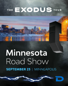The Exodus Tour Minnesota Road Show Poster for social